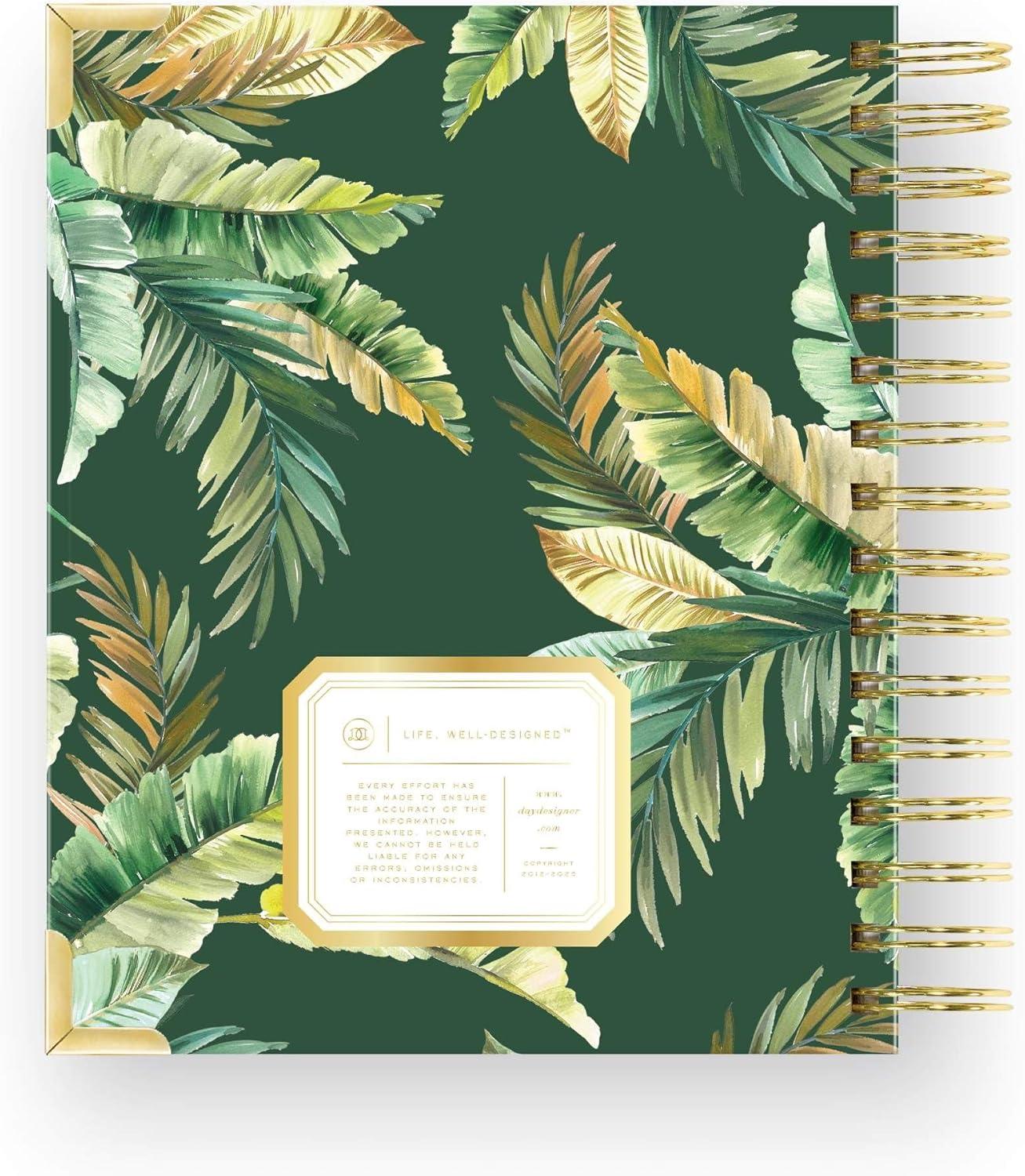 image:imageDay Designer 20262027 Daily Academic Year Planner Calendar July 2026 June 2027 74 x 95 Glossy Laminated Cover Wirebound Laminated Tabs Storage Pocket Includes Stickers amp SnapIn Ruler St BartsSt Barts 202627