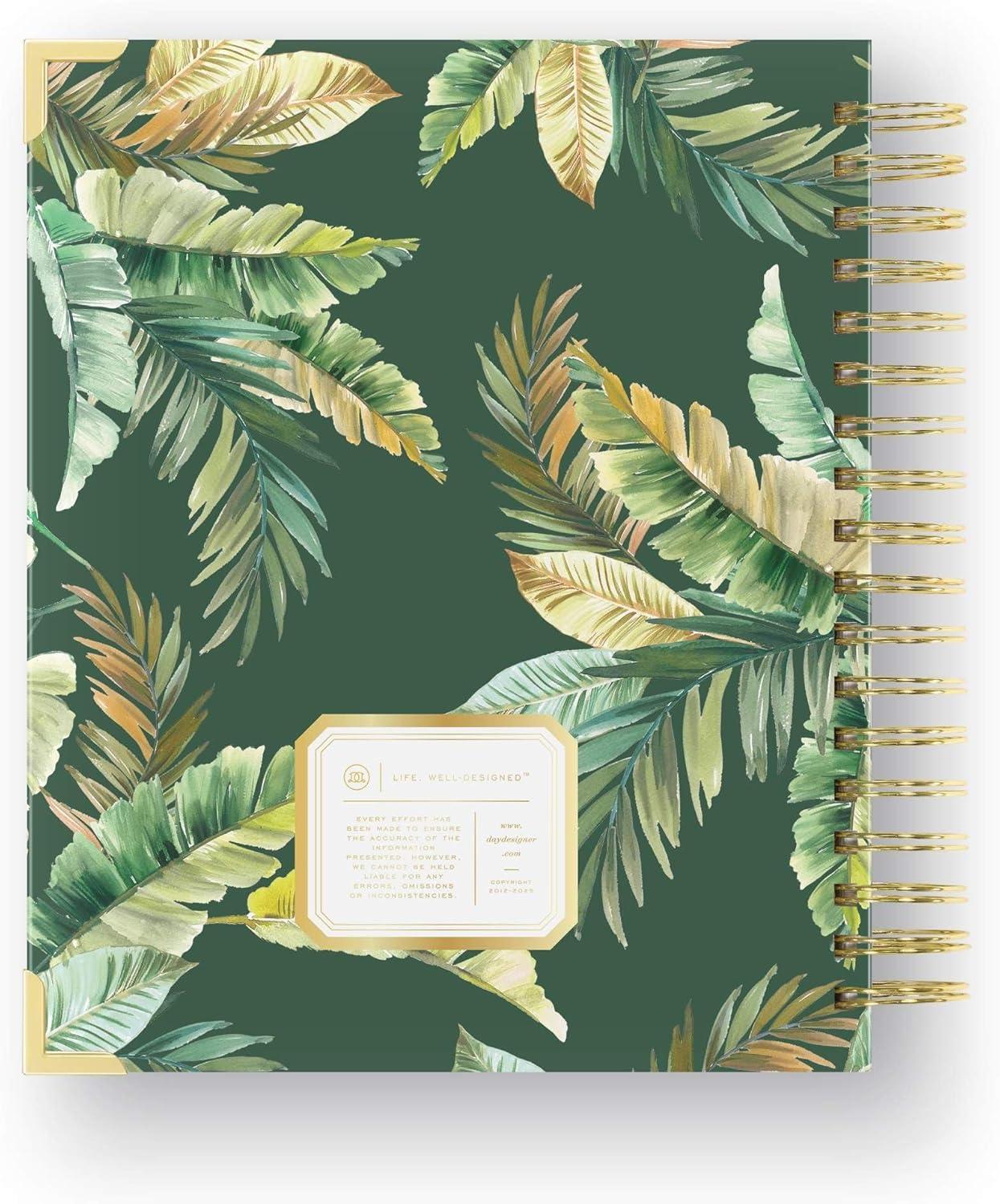 image:imageDay Designer 20262027 Daily Academic Year Planner Calendar July 2026 June 2027 74 x 95 Glossy Laminated Cover Wirebound Laminated Tabs Storage Pocket Includes Stickers amp SnapIn Ruler St BartsSt Barts 202627