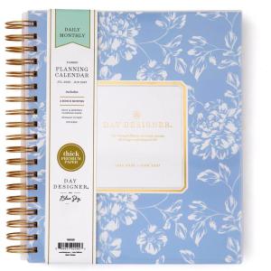 image:imageBlue Sky Day Designer 20262027 Daily and Monthly Academic Year Planner Calendar July 2026  June 2027 8 x 10 Flexible Cover Laminated Tabs Storage Pocket Includes Stickers AnnabelAnnabel 20262027